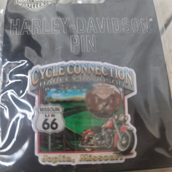 Lot of 3 HARLEY DAVIDSON Dealership Pins Joplin Mo West Bend WI Gladstone OR - Picture 4 of 6